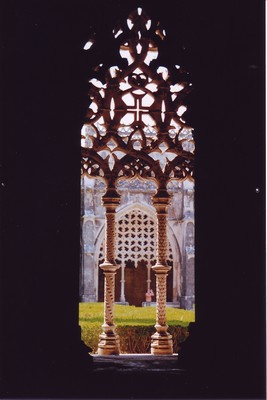 Monasterio de Batalla, Portugal.Ventanal.