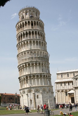 Torre inclinada de Pisa.