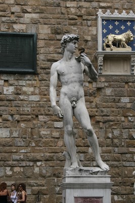 Rplica del David de Miguel ngel en Florencia