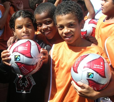 Belo Horizonte, Brasile - Alcuni bambini del centro salesiano per il recupero di bambini e giovani a rischio.