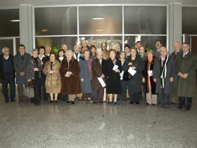Roma, Italia  13 gennaio 2008  Partecipanti al primo incontro annuale della Associazione Mamma Margherita dei genitori dei salesiani del Lazio svoltosi presso la Casa Generalizia. 
