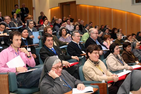 Roma, Italia - 18 gennaio 2008 - Secondo giorno della XXVI edizione delle Giornate di Spiritualit della Famiglia Salesiana con oltre 300 partecipanti.
