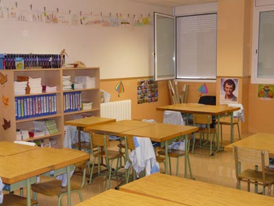 24 settembre 2008 – Una delle 15 nuove aule del “Colegio Santo Domingo Savio”.