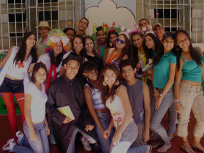 20 febbraio 2009  Festa di carnevale dei giovani del collegio salesiano Dom Bosco, dellIspettoria di Belo Horizonte (BBH).