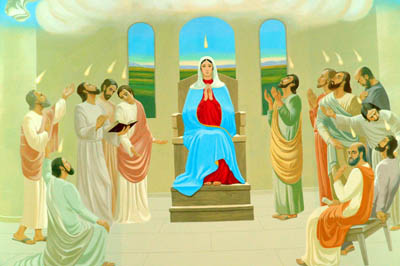15 marzo 2009 - Dipinto della Pentecoste.