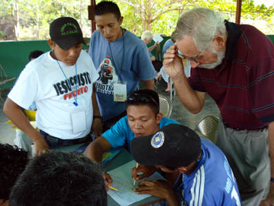 12 marzo 2009 - Don Giuseppe Bortoli, coordinatore del corso di formazione permanente dei catechisti e delle guide delle comunit indigene delle 6 etnie del Vicariato apostolico di Puerto Ayacucho.