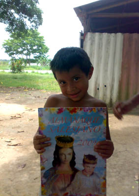 marzo 2009 - Bambino di una delle comunit indigene di Puerto Ayacucho.