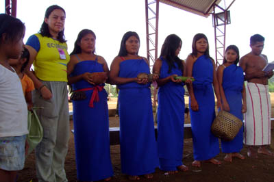 maggio 2009 - Giovani della comunit Shuar nel Vicariato Apostolico di Mendez.