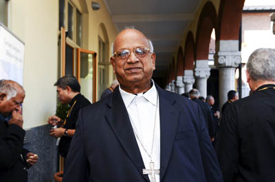 22 maggio 2010 - Mons. Malayappan Chinnappa, S.D.B., arcivescovo di Madras e Mylapore. Incontro vescovi salesiani.
