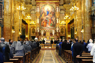 21 maggio 2010 - Celebrazione Eucaristica apertura. Incontro dei vescovi salesiani.