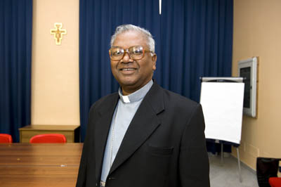 24 maggio 2010 - Mons. Joseph Aind, S.D.B., vescovo di Dibrugarh. Incontro vescovi salesiani.
