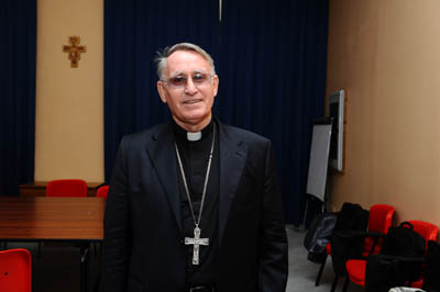 24 maggio 2010 - Mons. Jos Angel Divassn Cilveti, S.D.B., Vicario Apostolico Puerto Ayacucho, titolare di Bamaccora. Incontro vescovi salesiani.
