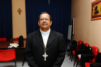 24 maggio 2010 - Mons. Elias Samuel Bolaos, S.D.B., vescovo di Zacatecoluca. Incontro vescovi salesiani.