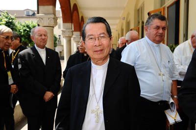 25 maggio 2010 - Mons. Pierre Nguyn Van D, S.D.B., vescovo di Thi Binh. Incontro vescovi salesiani.
