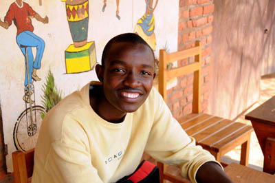 1 agosto 2009 - Ragazzo al Forum dei giovani della Visitatoria “San Carlo Lwanga” dell’Africa Grandi Laghi (AGL).