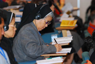 24 gennaio 2010 - Lavori della XXVIII edizione delle Giornate di Spiritualit della Famiglia Salesiana.