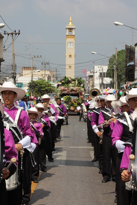 Nov 22,2010 - Don Bosco to Thailand -> Banpong Market Banpong , Ratchburi ->Pageantry of Saint John Bosco at Banpong