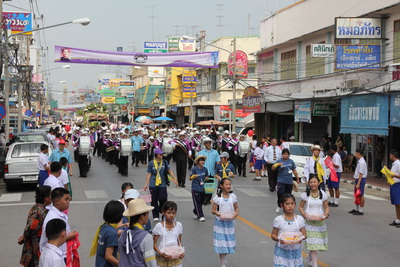 Nov 22,2010 - Don Bosco to Thailand -> Banpong Market Banpong , Ratchburi ->Pageantry of Saint John Bosco at Banpong