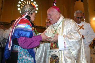 15 dicembre 2010 - L`Arcivescovo Metropolita di Santiago de Chile (Cile) mons. Ricardo Ezzati Andrello, salesiano.