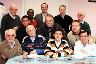 5 gennaio 2011 - Don Vaclav Klement, Consigliere per le Missioni, in visita alla comunit, soprannominata Castenuovo e guidata dal direttore don Paul Ripaud.