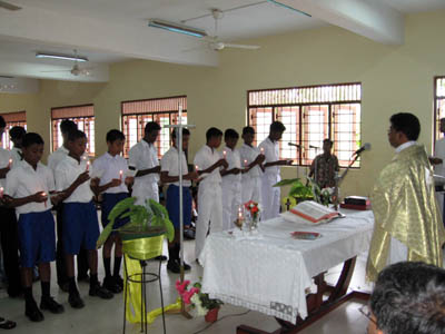 16 gennaio 2011 - Celebrazione Eucaristica in occasione dell`inaugurazione dell`aspirantato salesiano.