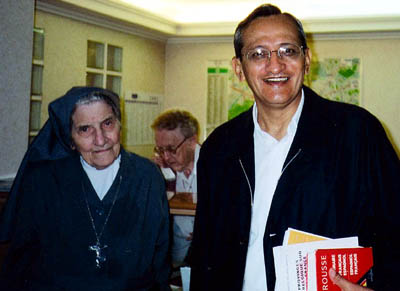 21 gennaio 2011 - Suor Josphine Depraz, fma,  insieme a don Pascual Chvez, Rettor Maggiore.