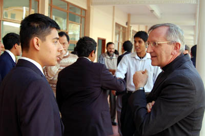 23 febbraio 2011  Don Francesco Cereda, Consigliere Generale per la Formazione in visita al noviziato salesiano di Coacalco.