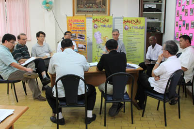 March 9,2011 - EAO team visit meeting at Salesian Retreat House, Hua-Hin