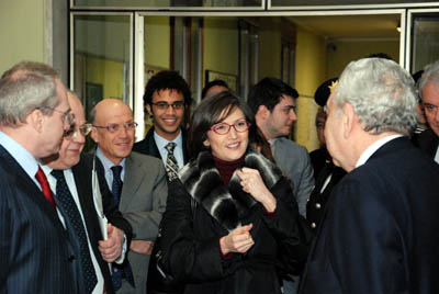 12 marzo 2010 - Il Ministro dellIstruzione, Universit e Ricerca, on. Mariastella Gelmini, visita lIstituto salesiano San Zeno