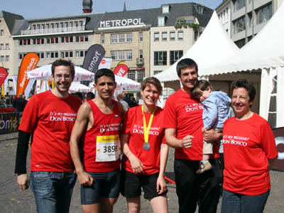 10 aprile 2011  Lo staff della Procura Missionaria Don Bosco Mission di Bonn, ha partecipato ad una maratona in favore dei bambini di strada.
