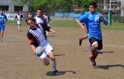16 aprile 2011 - La squadra di rugby dei salesiani di Arese.