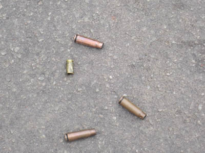 13 maggio 2011 - Alcuni proiettili raccolti nelle strade di Yopougon.