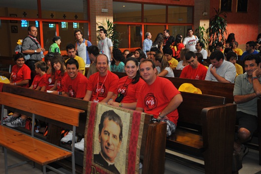 17 agosto 2011, catechesi in lingua spagnola, parrocchia di Santa Maria dellEuropa GMG 2011