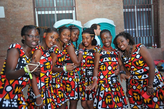 17 agosto, Istituto Salesiano di Madrid Atocha, Festa Movimento Giovanile Salesiano, GMG 2011, giovani dell`Angola