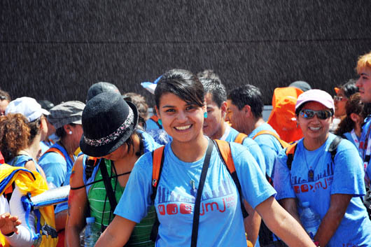 20 agosto 2011 - Giovani del Movimento Giovanile Salesiano in viaggio verso Cuatro Vientos