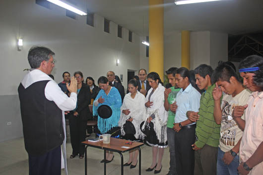 16 agosto 2011 - Inaugurazione Residenza Indigena Universitaria dell`Universit Politecnica Salesiana