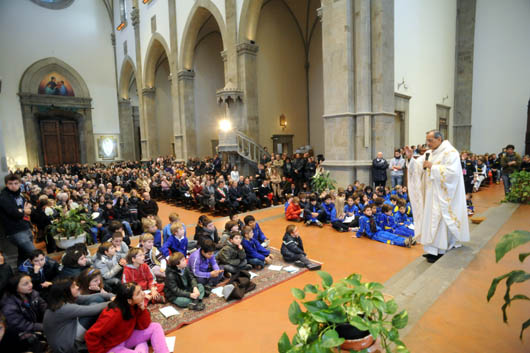 8 dicembre 2011 - Don Pascual Chvez, Rettor Maggiore, celebra l`Eucaristia.