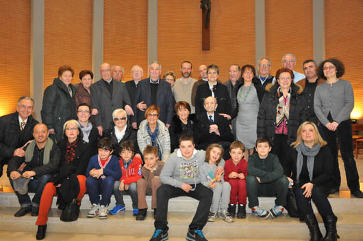 27 febbraio 2012 – Il Salesiano Coadiutore Egidio Brojanigo ha festeggiato presso la casa generalizia il suo 100° compleanno.