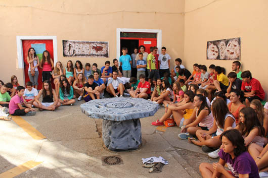 Luglio 2012 - Giovani in un campo estivo salesiano