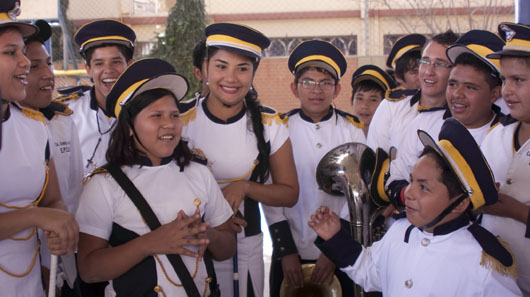 18 agosto 2012 - Ragazzi della banda musciale del Colegio Don Bosco