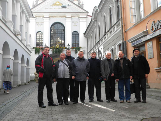 5 ottobre 2012 - Pellegrinaggio di 7 salesiani coadiutori delle ispettorie polacche, accompagnati da don Zenon Klawikowski, responsabile del Centro di Spiritualit di Ląd.