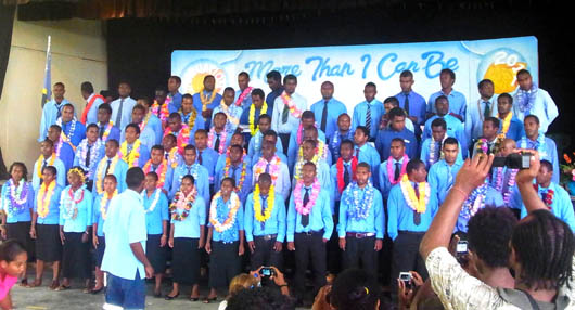 27 ottobre 2012  Cerimonia di consegna dei diplomi per 71 studenti del Don Bosco Technical Institute.