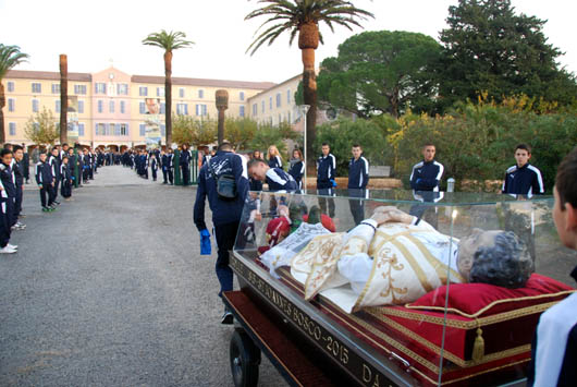 novembre 2012 - Peregrinazione dell`urna di Don Bosco.