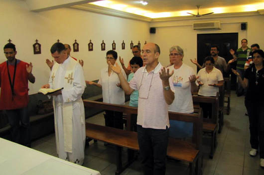 19 novembre 2012 - Celebrazione eucaristica in occasione del raduno della commissione di lavoro per lorganizzazione degli eventi salesiani per la Giornata Mondiale della Giovent di Rio de Janeiro 2013.