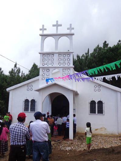 La nuova chiesa intitolata alla Vergine di Guadalupe