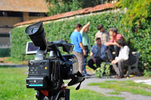Riprese dei contributi video alla Strenna 2013 presso la scuola salesiana di Frascati