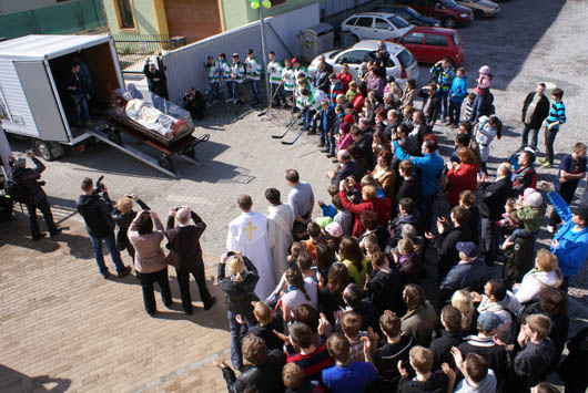 13 aprile 2013 - Peregrinazione dell`urna di Don Bosco.