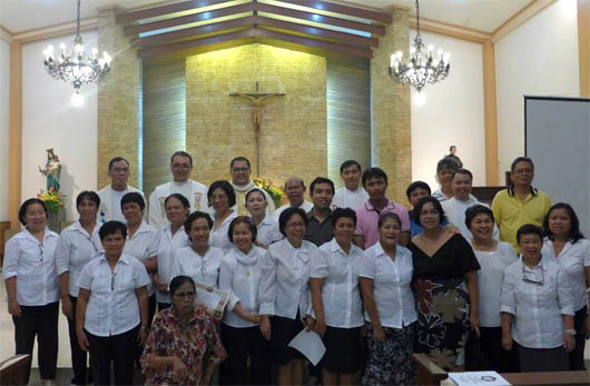 Cebu, 7 luglio 2013, Promessa di nuovi Salesiani Cooperatori presieduta da don Lan Guiao