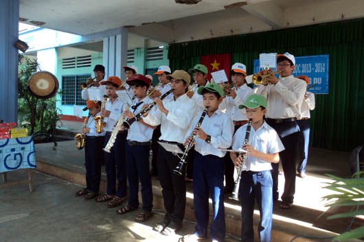 settembre 2013 - Banda musicale dei ragazzi del Convitto Salesiano di Duc Huy.