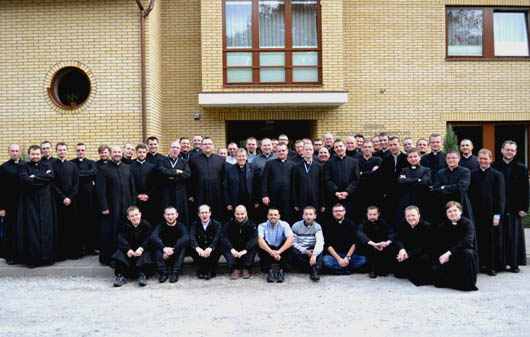 14-19 ottobre 2013 - Don Fabio Attard, Consigliere Generale per la Pastorale Giovanile con 60 giovani sacerdoti e coadiutori del quinquennio delle 4 ispettorie polacche.